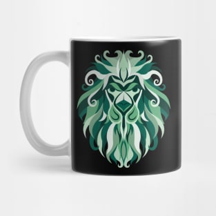 Leo Zodiac Sign - Green Mug